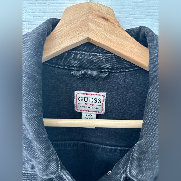 Black Jean Jacket - Picture 2 of 4